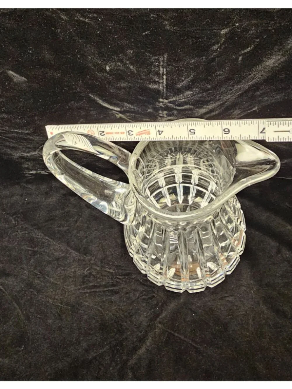 Badash Crystal Alice Pattern Vintage Cut Glass Pitcher 8